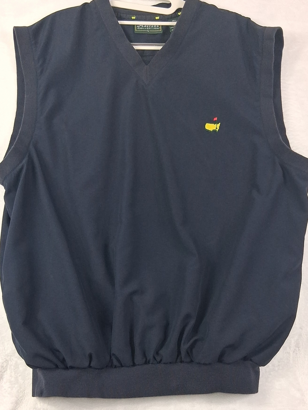 Masters Collection V-Neck Pullover Golf Wind Vest Embroidered  Tournament Logo